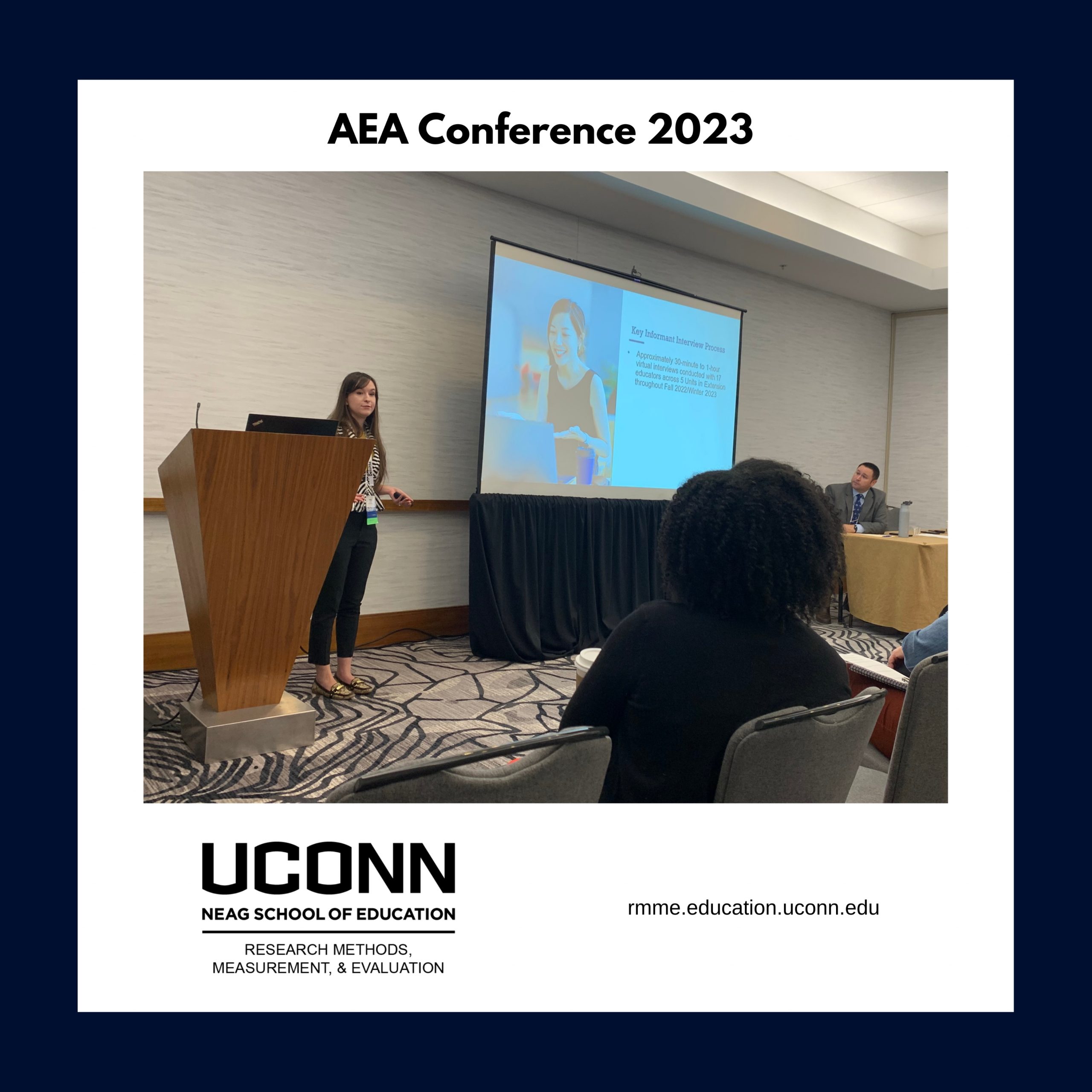 RMME Instructor, Dr. Brenna Butler, Presents at AEA 2023